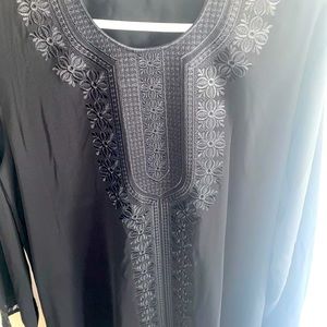 Beautiful hand stitched abaya